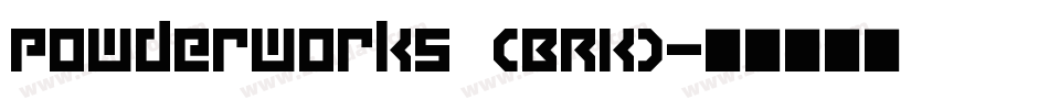 Powderworks (BRK)字体转换